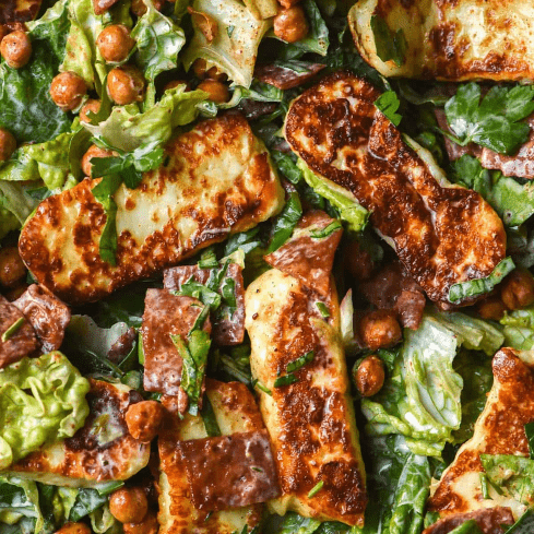 Halloumi Salad V